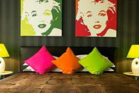 Interior Design Of An Apartment In The Style Of "Pop Art"